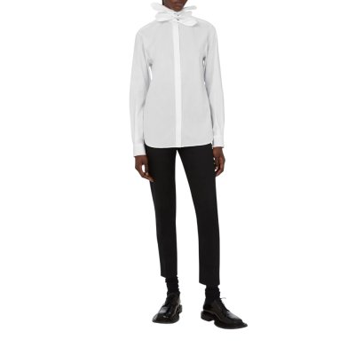 THE COTTON POPLIN JACQUARD SHIRT